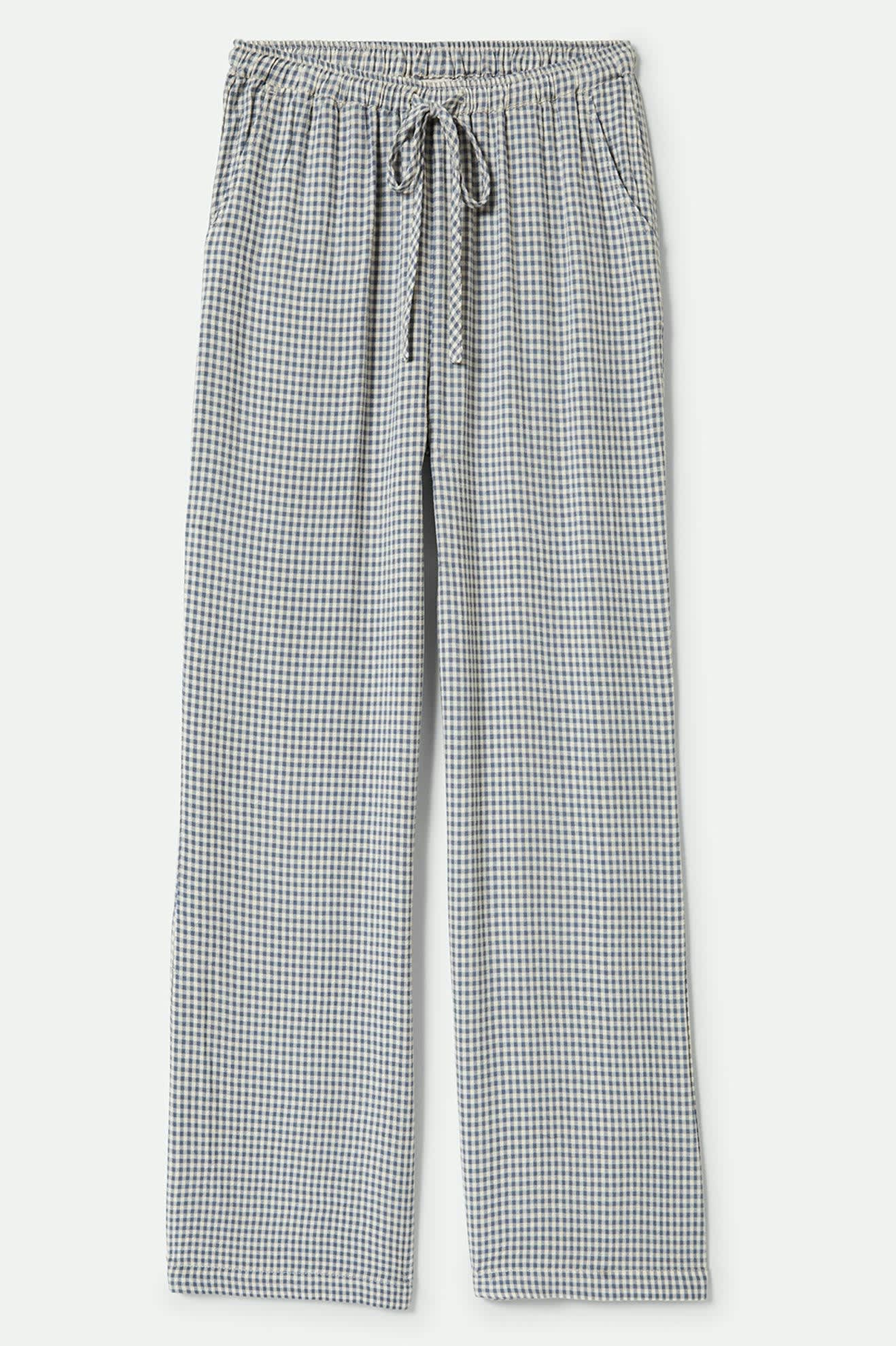 Hudson Lounge Pant - Azure Blue Gingham - Image 2