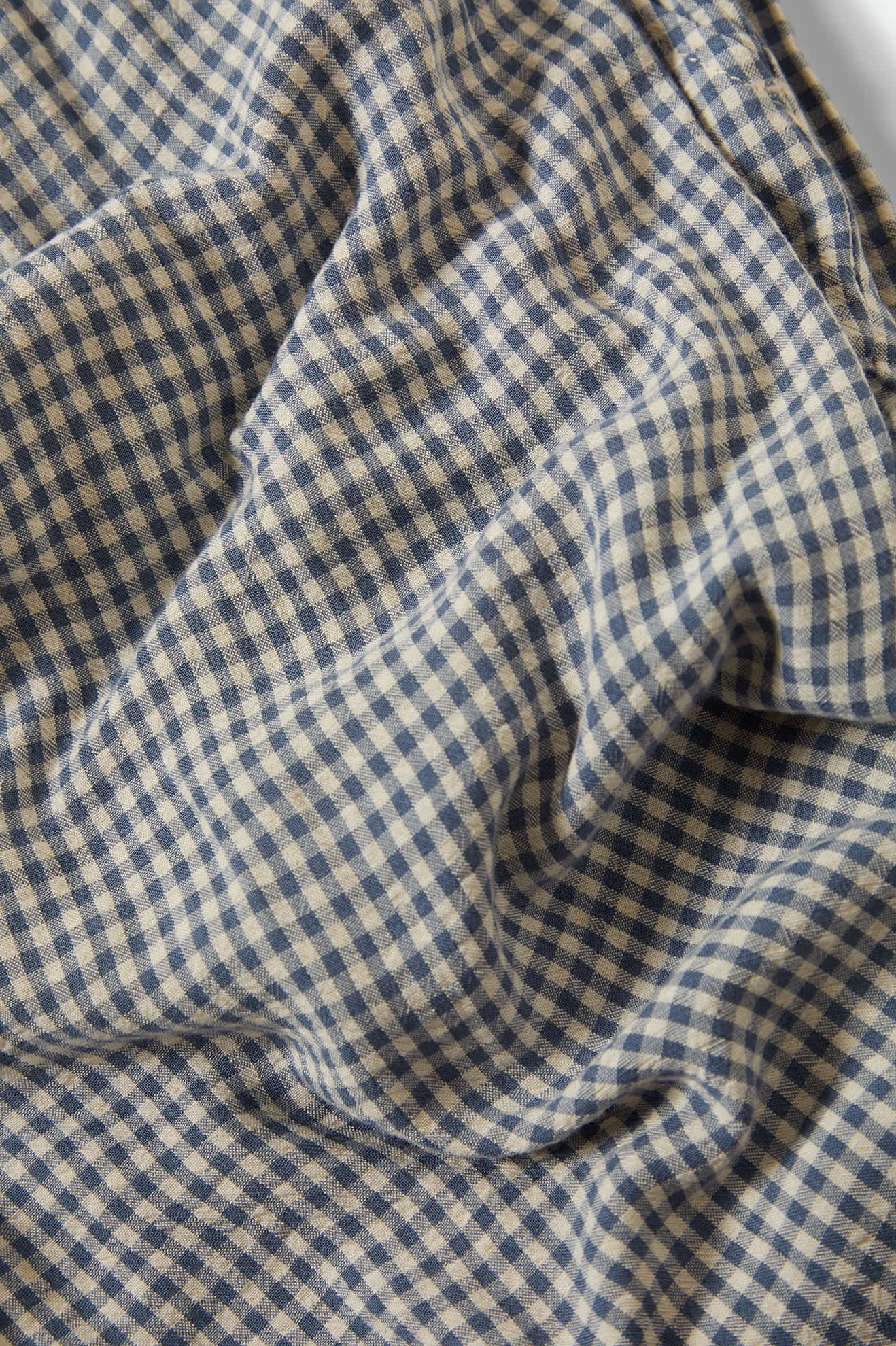 Hudson Lounge Pant - Azure Blue Gingham - Image 8